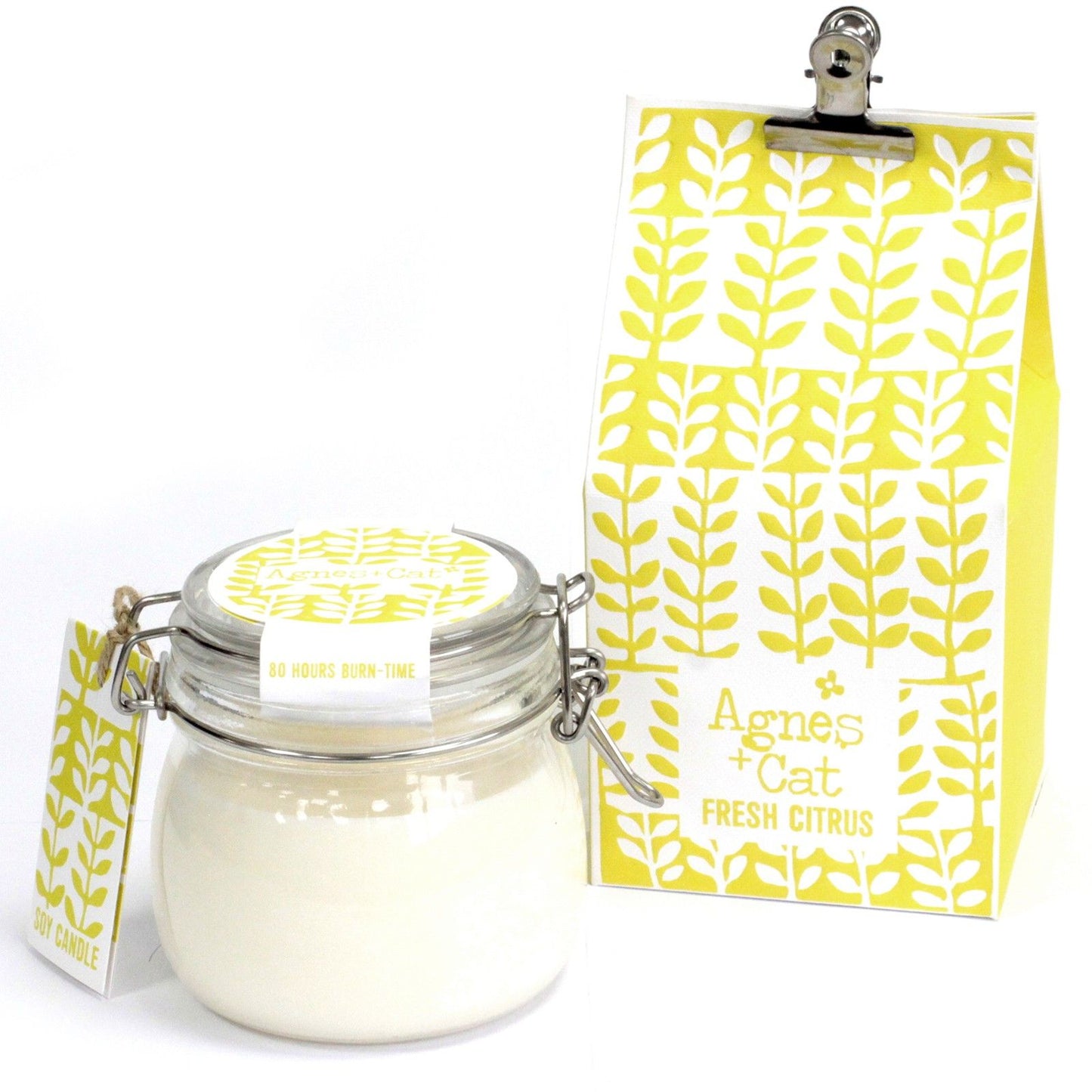 Agnes & Cat Kilner Jar Candle - Fresh Citrus