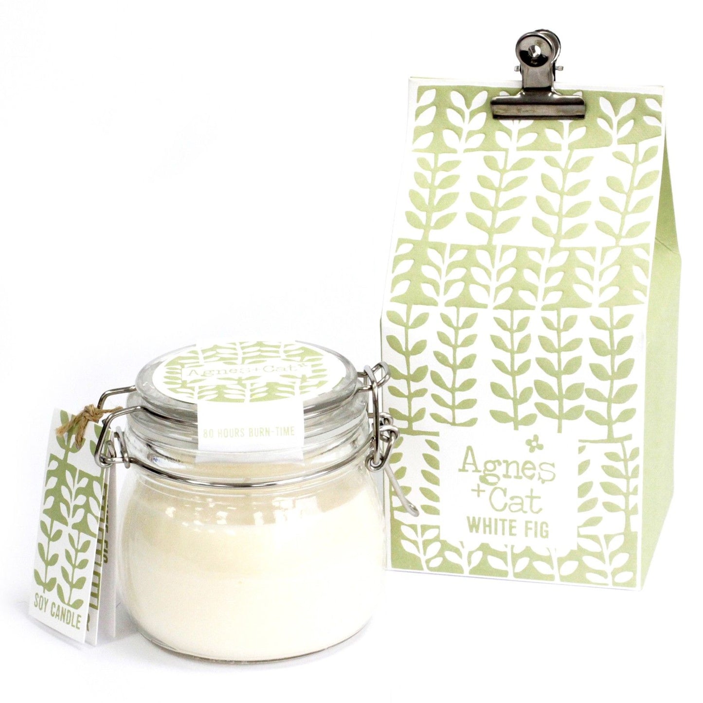 Agnes & Cat Kilner Jar Candle - White Fig