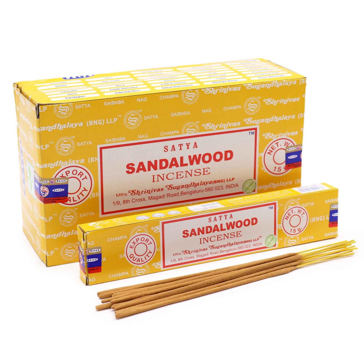 Satya Incense 15gm -Â Sandalwood