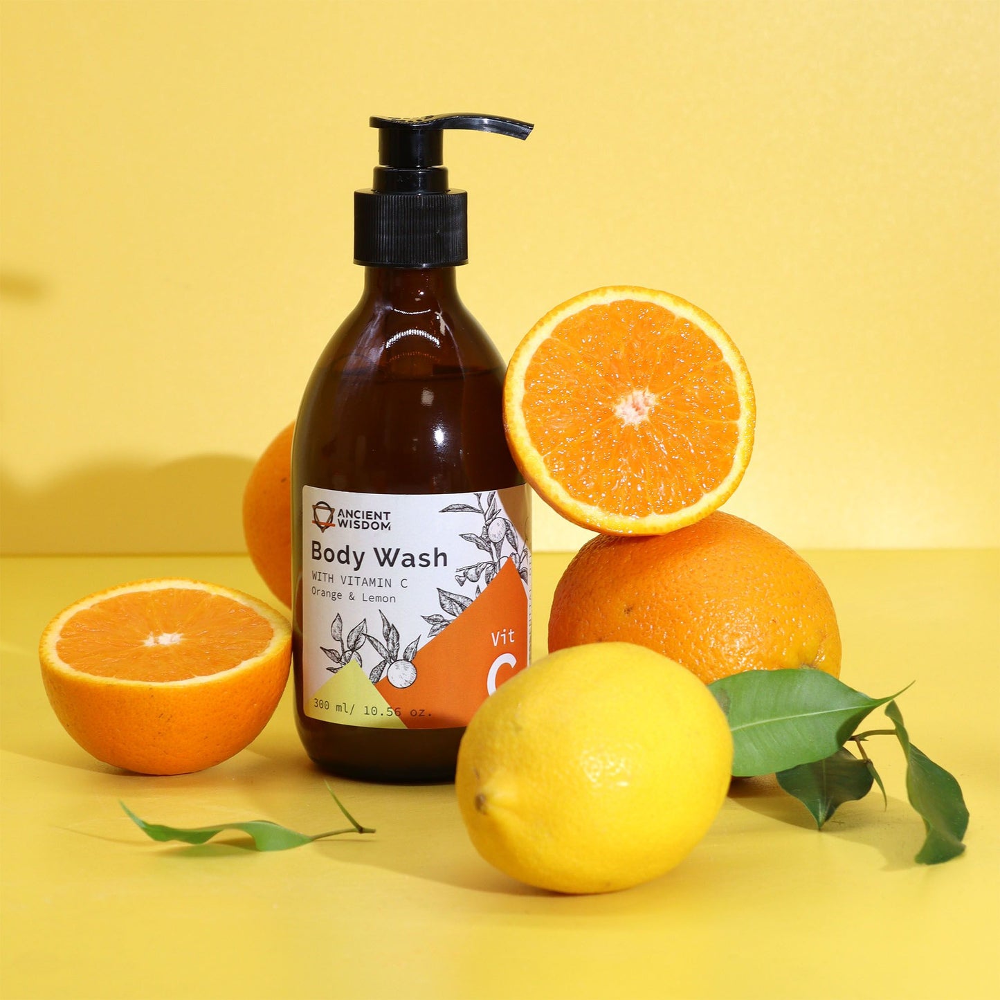 Aromatherapy Body Wash with Vitamin C - Orange & Lemon