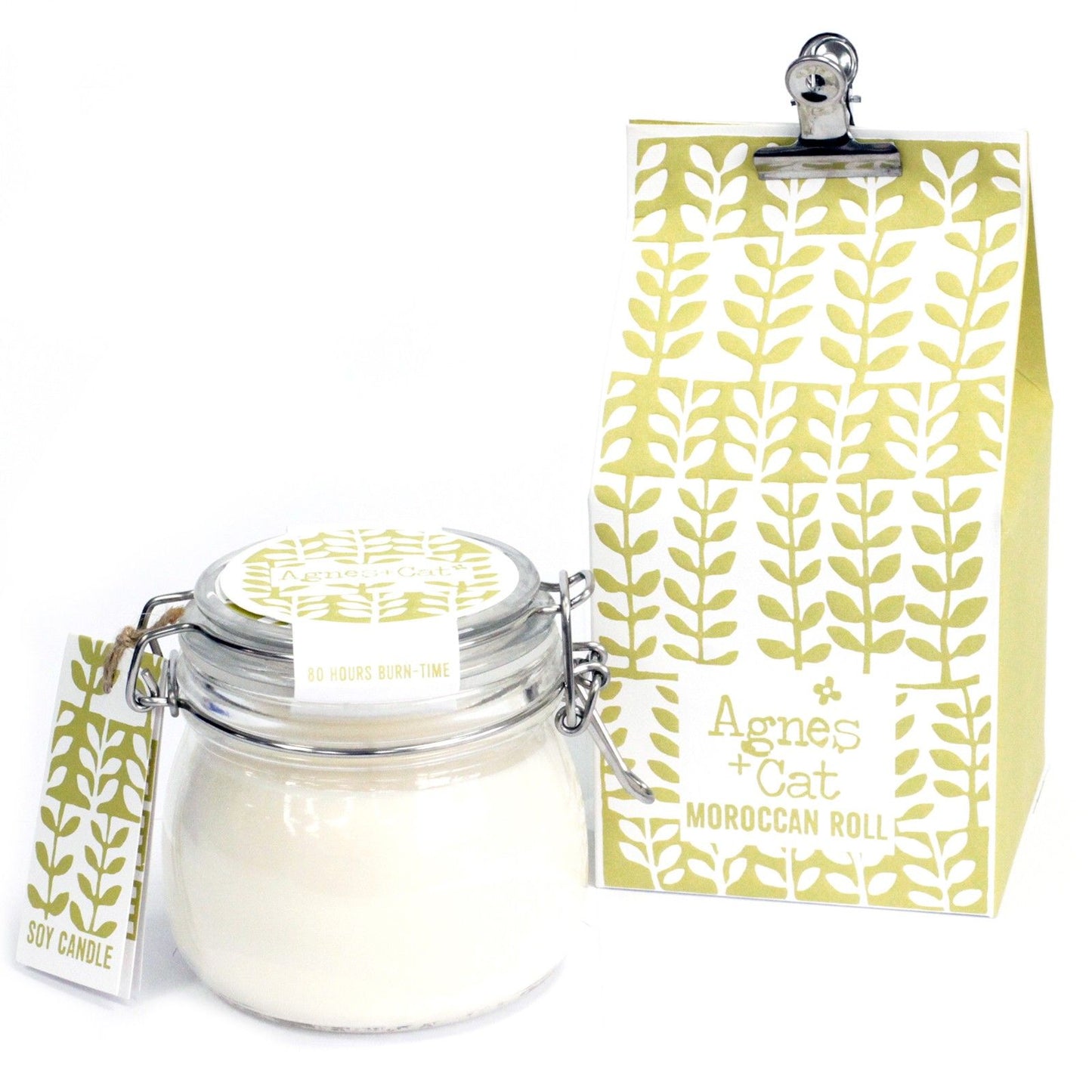 Agnes & Cat Kilner Jar Candle - Moroccan Roll