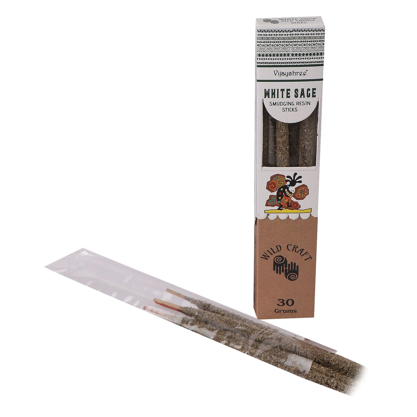 Golden White Sage Smudging Resin Sticks 30g