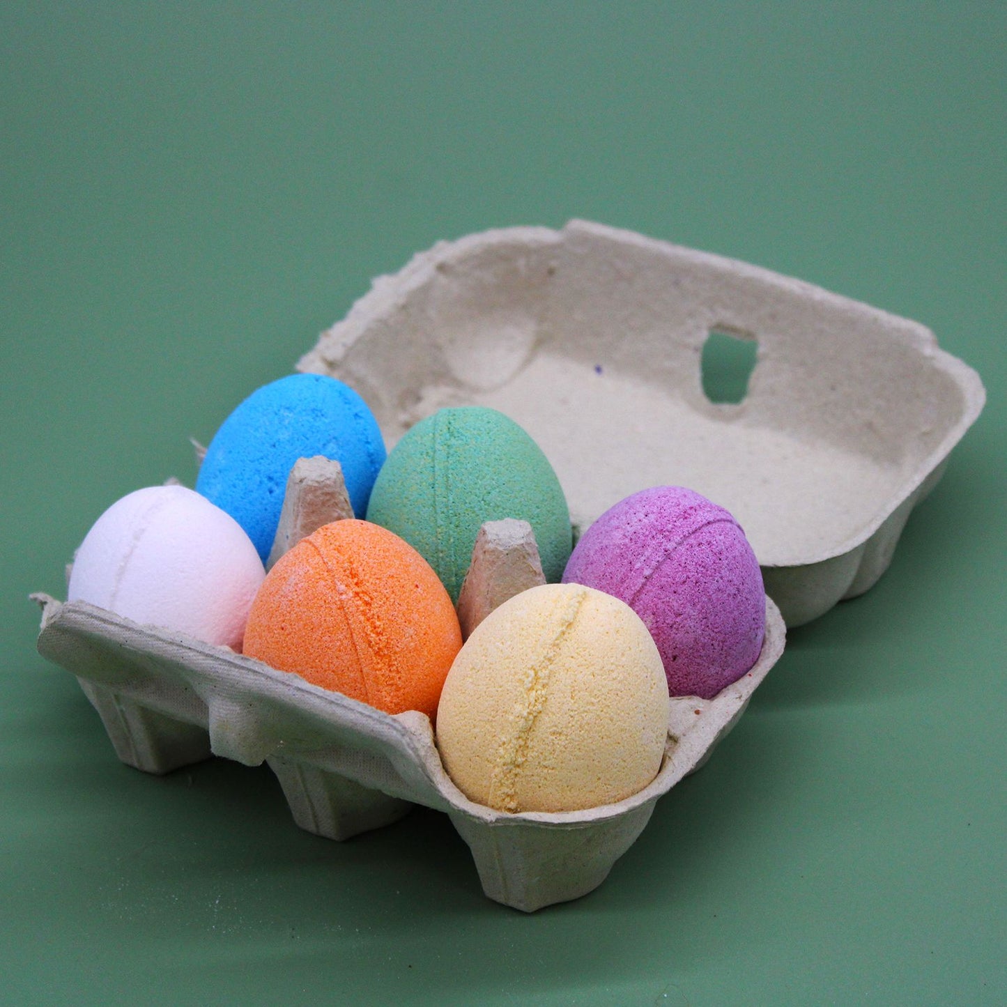 6 Bath Eggs in a Tray- Tangerine & Grapefruit