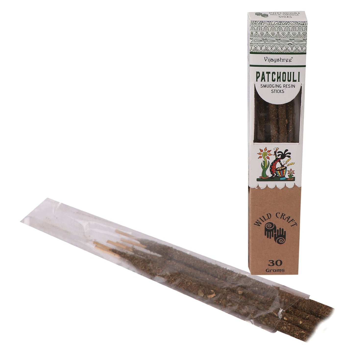 Golden Patchouli Smudging Resin Sticks 30g