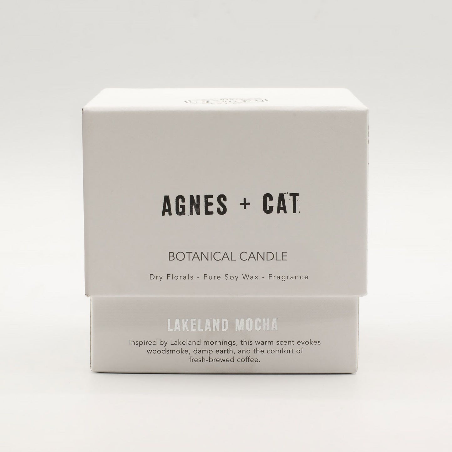 Agnes  & Cat Botanical Soy Wax Candle - Lakeland Mocha