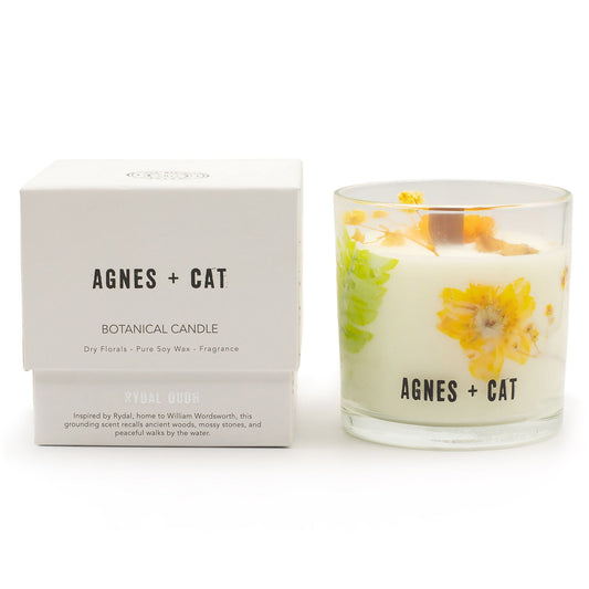 Agnes  & Cat Botanical Soy Wax Candle - Rydal Oudh