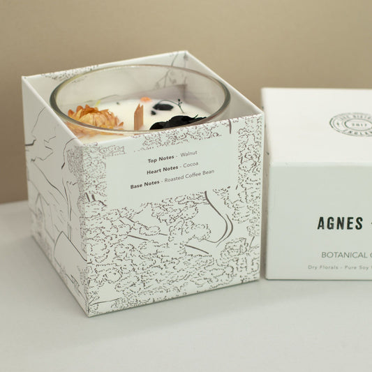 Agnes  & Cat Botanical Soy Wax Candle - Lakeland Mocha