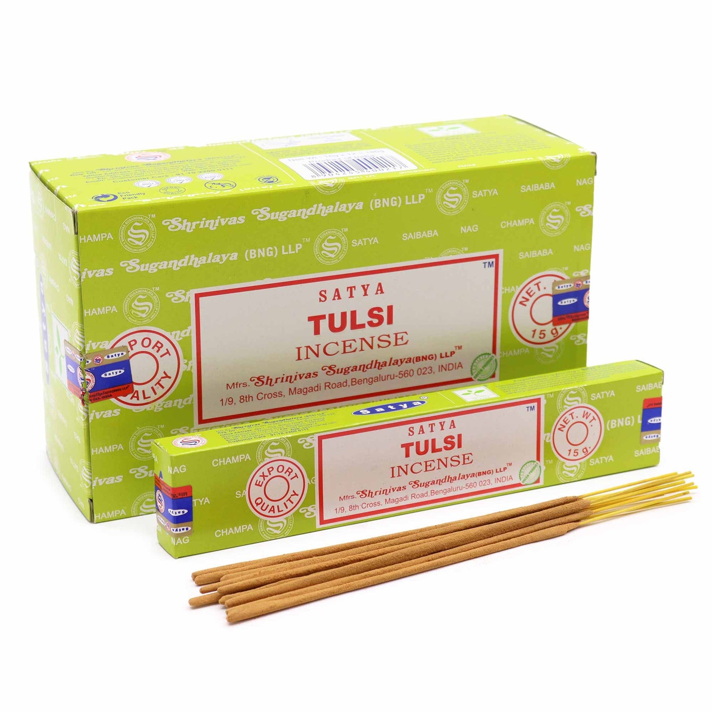 Satya Incense 15gm -Â Tulsi