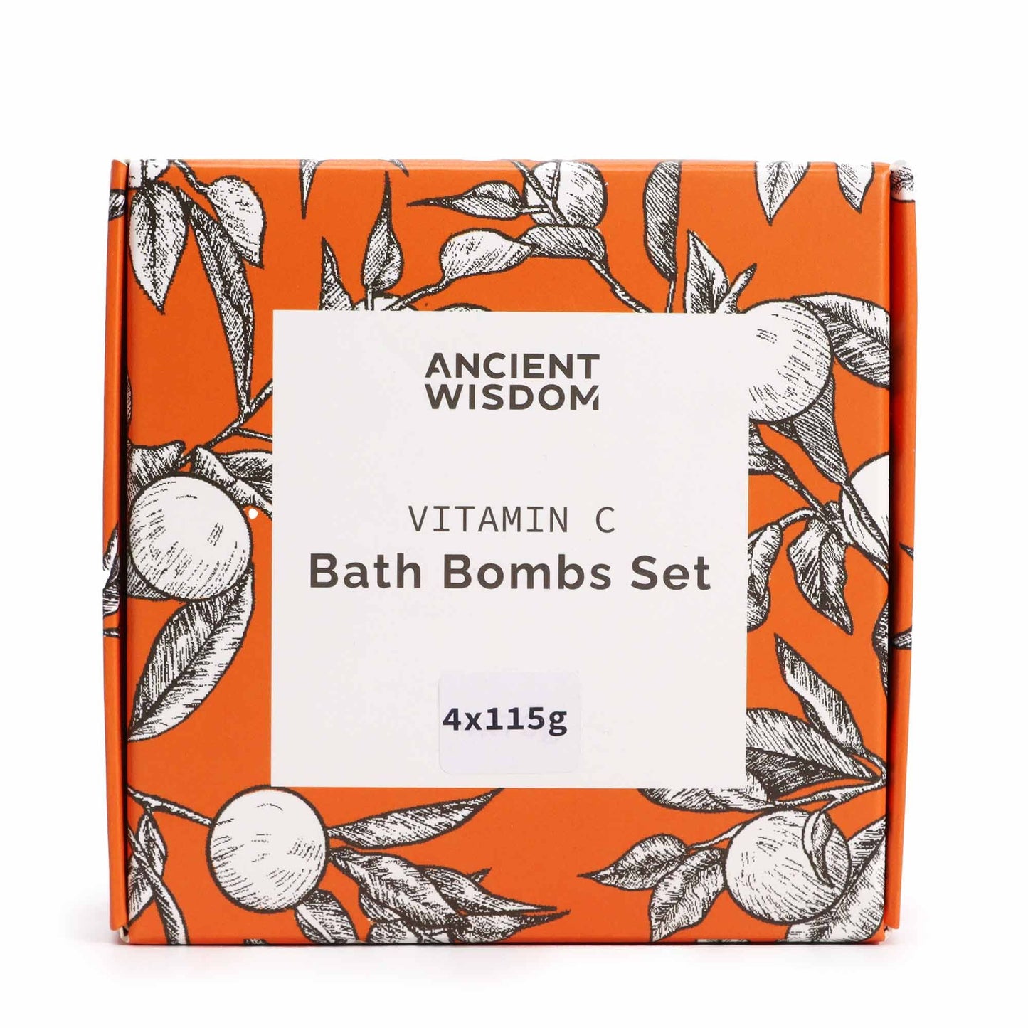 Set of 4 Vitamin C Bath Bombs - Aromatherapy Quartet