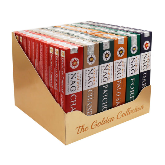 Golden Collection Box - 6 assorted Fragrances - 72 x 15g