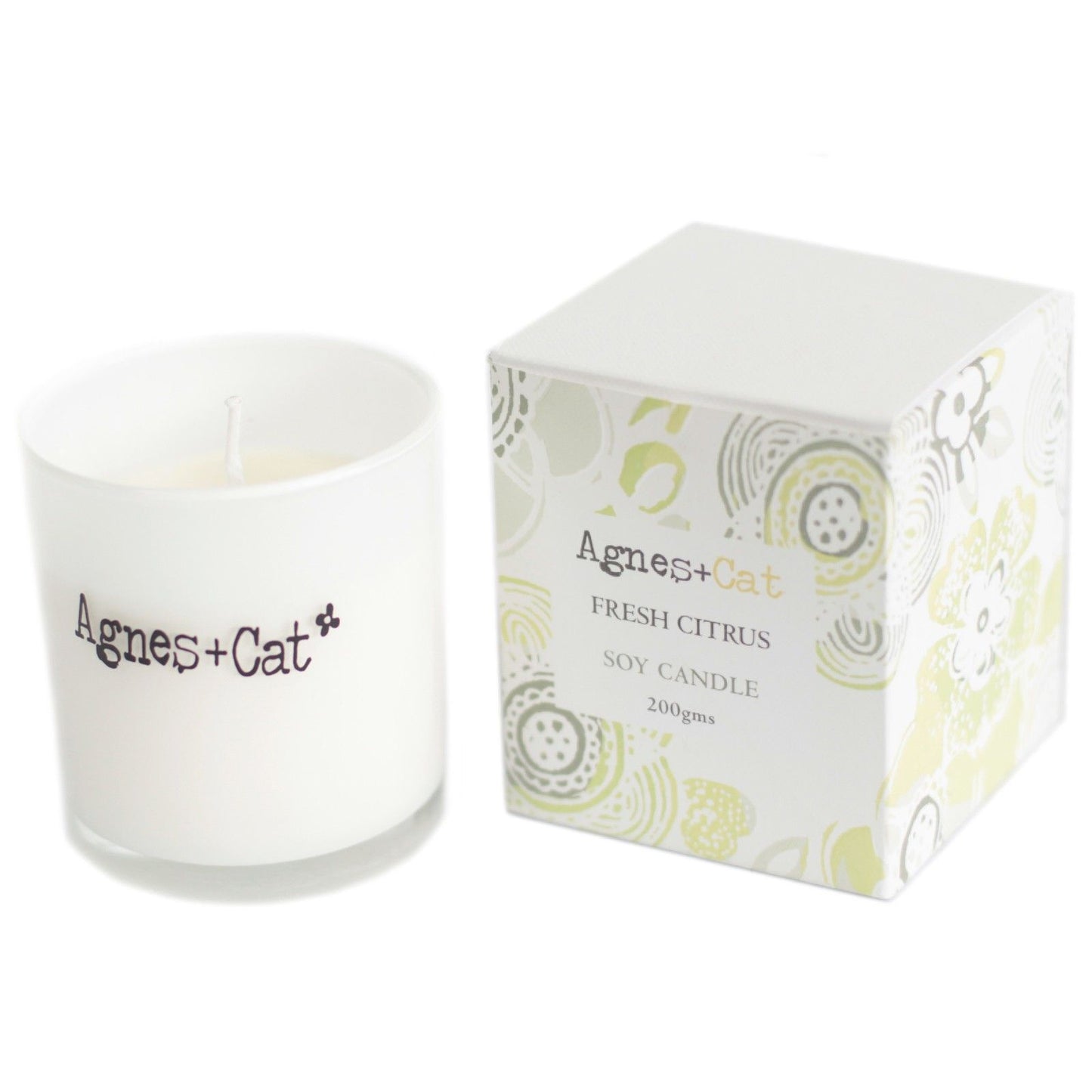 Agnes  & Cat Votive Candle - Fresh Citrus