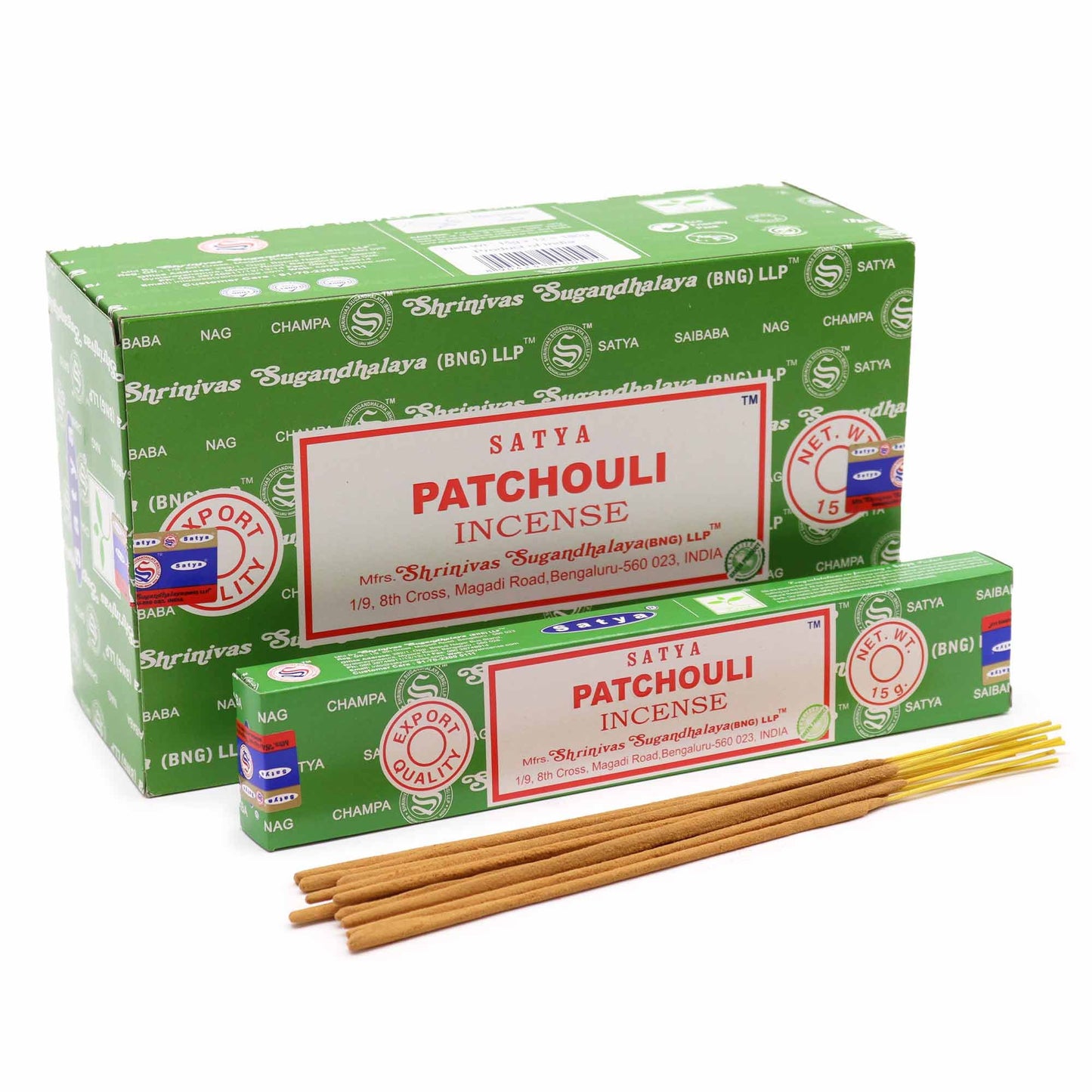 Satya Incense 15gm -Â Patchouli