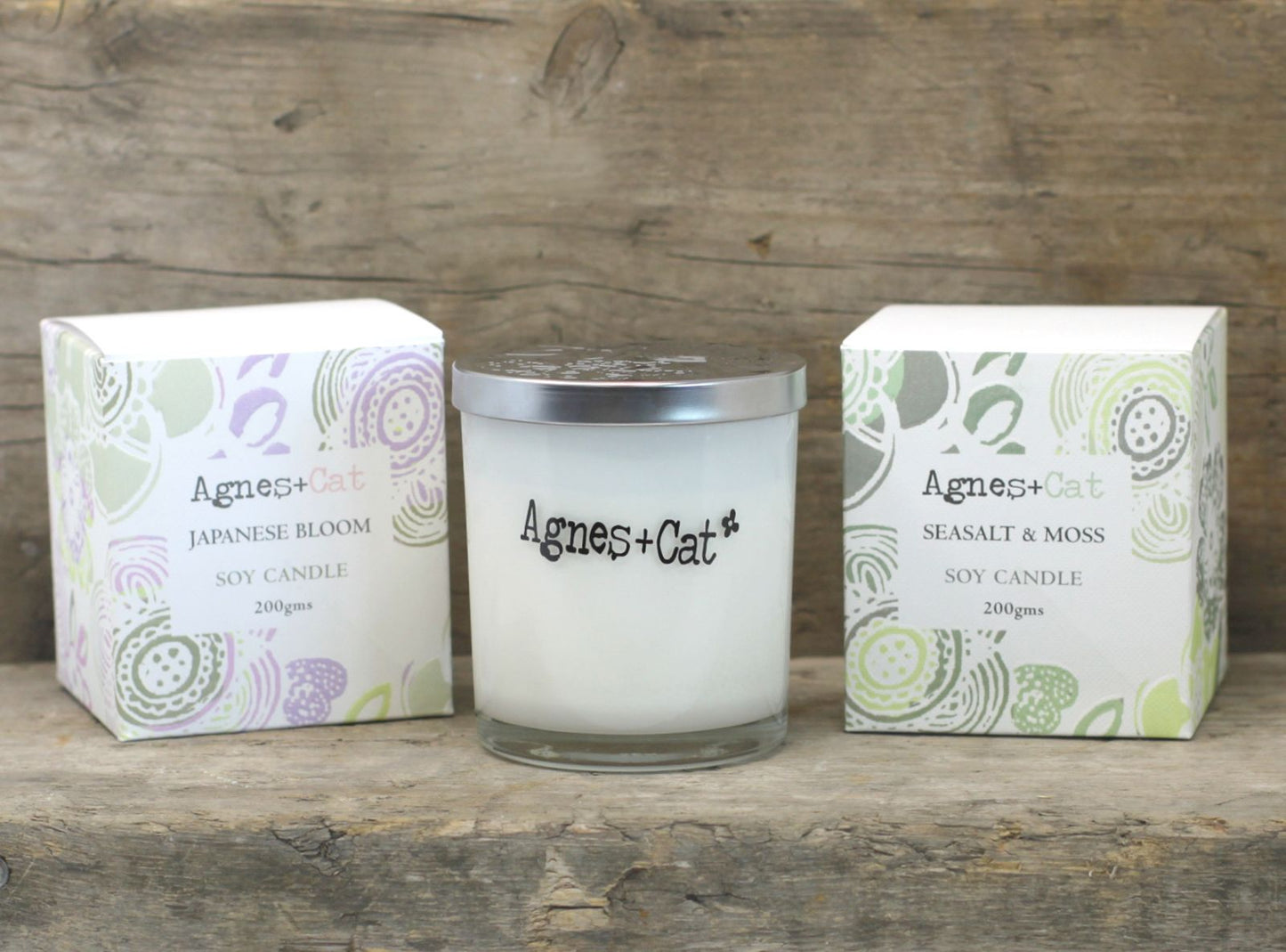 Agnes  & Cat Votive Candle - White Fig