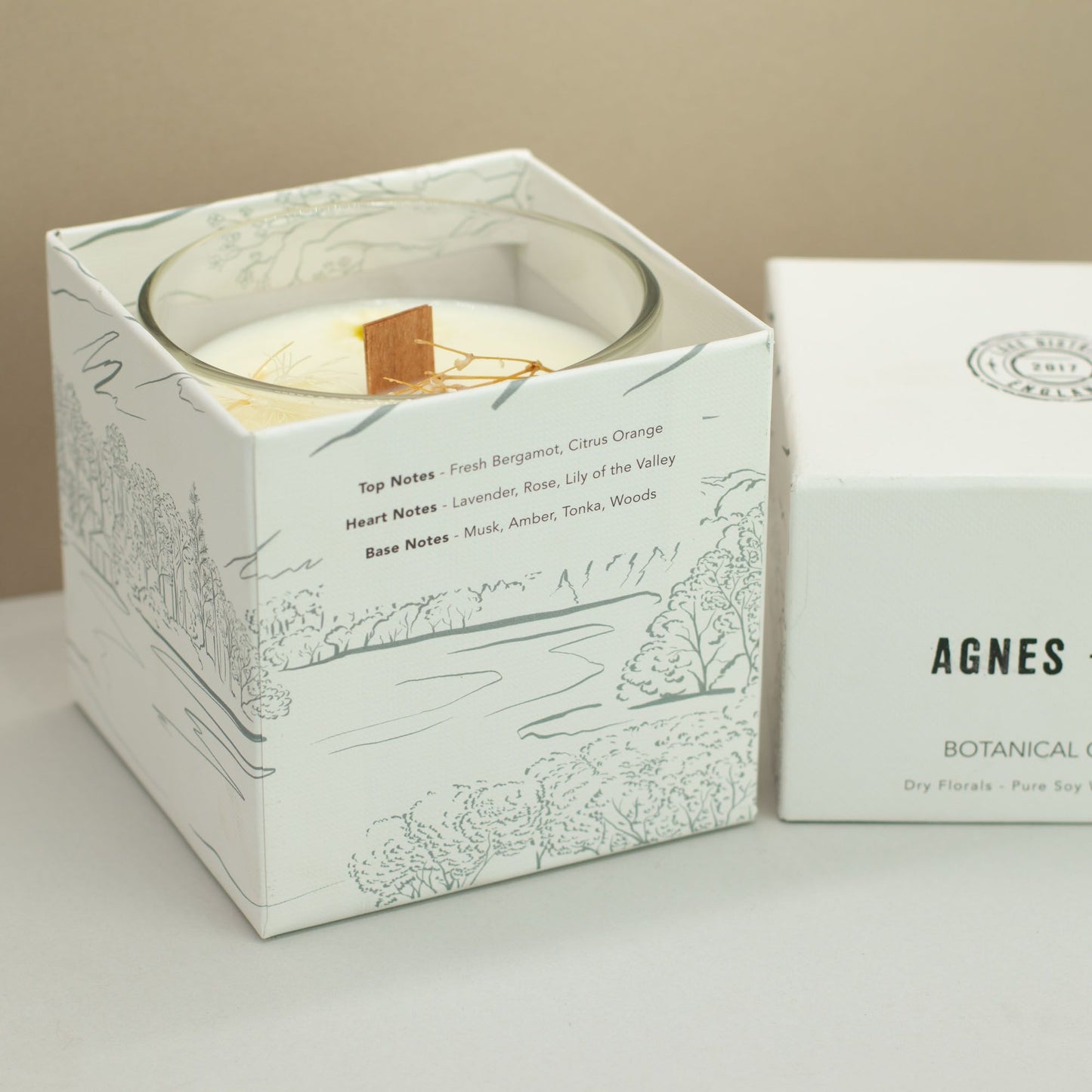 Agnes  & Cat Botanical Soy Wax Candle - Windermere