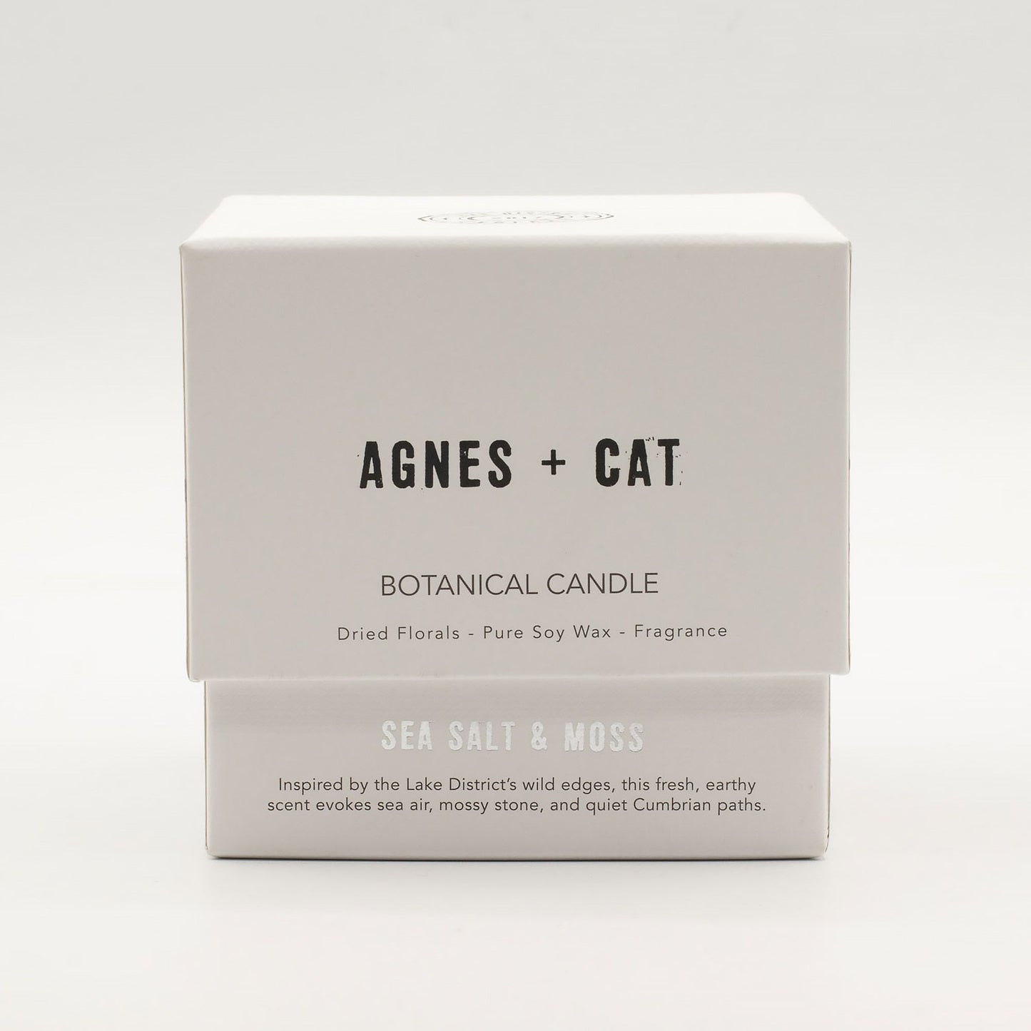 Agnes  & Cat Botanical Soy Wax Candle - Seasalt & Moss