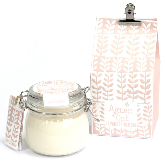 Agnes  & Cat Kilner Jar Candle - Japanese Bloom