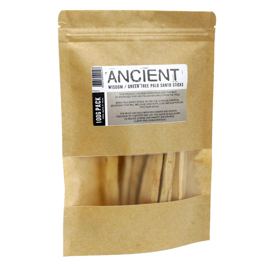 Green Tree Palo Santo Sticks 100g - 10 to 15 Pieces