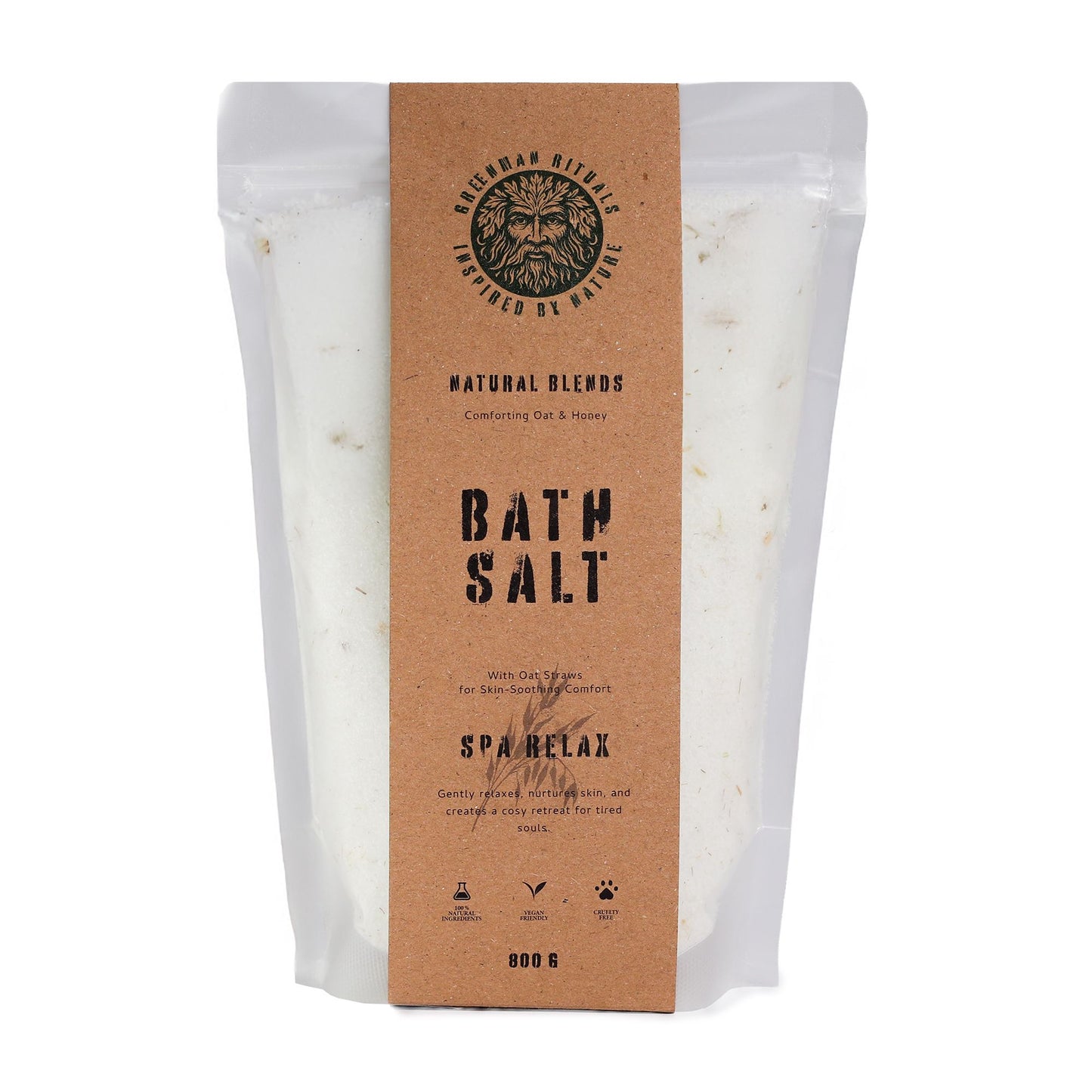 Greenman Rituals Oat & Honey Epsom Bath Salt  Spa Relax Blend