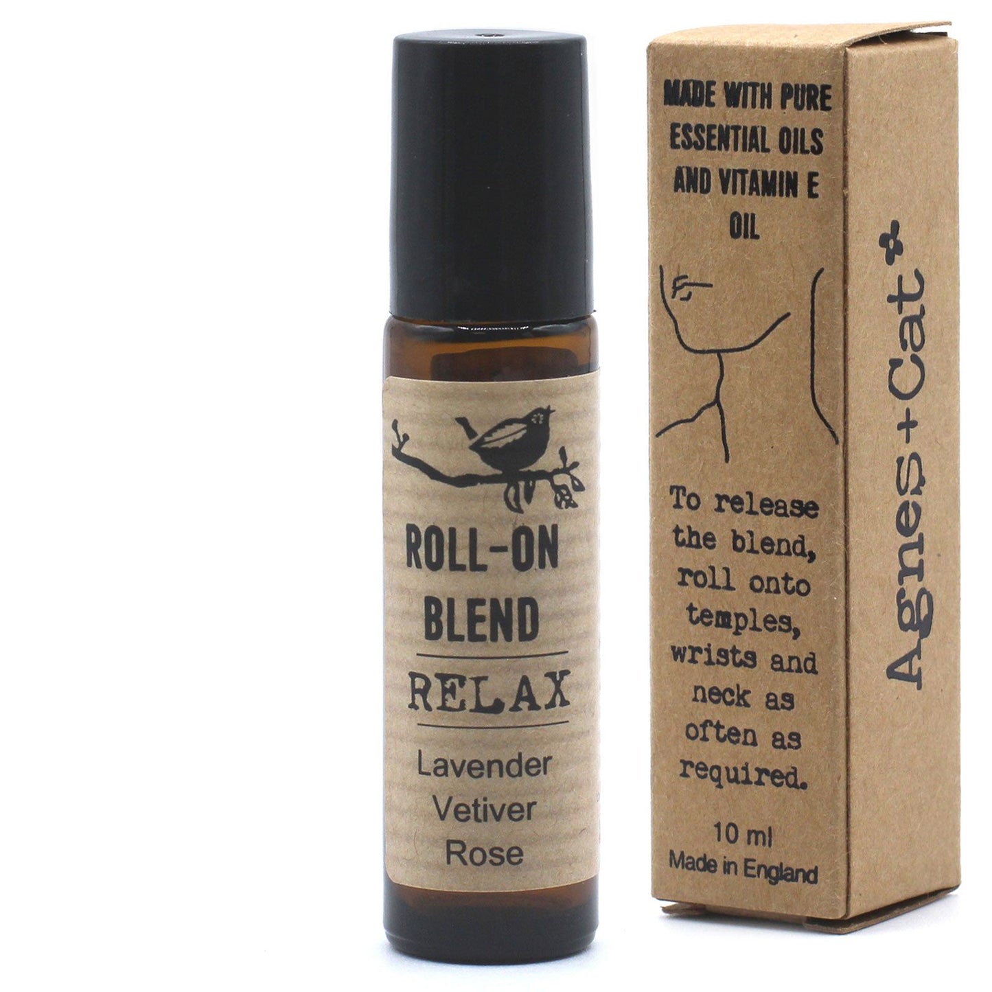 Agnes + Cat Roll On Essential Oil Blend - RELAX