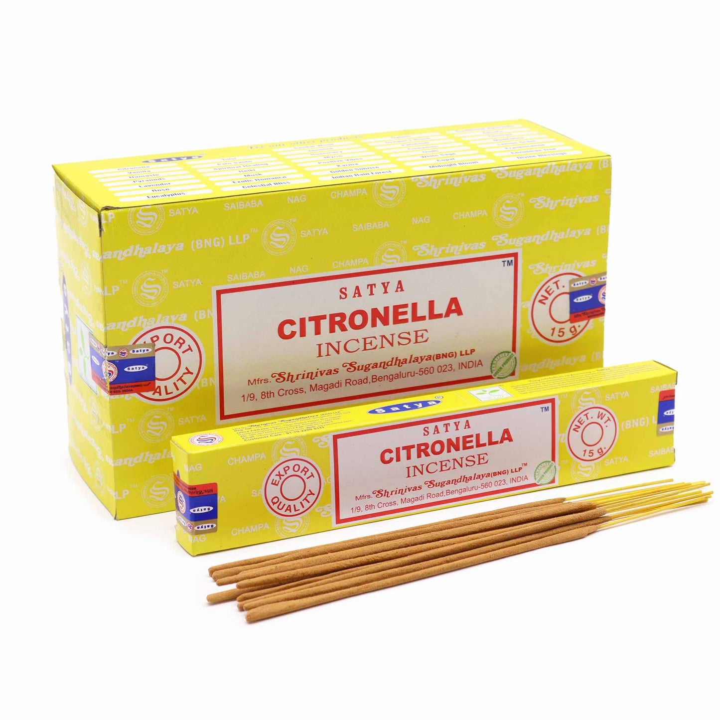 Satya Incense 15gm -Â Citronella