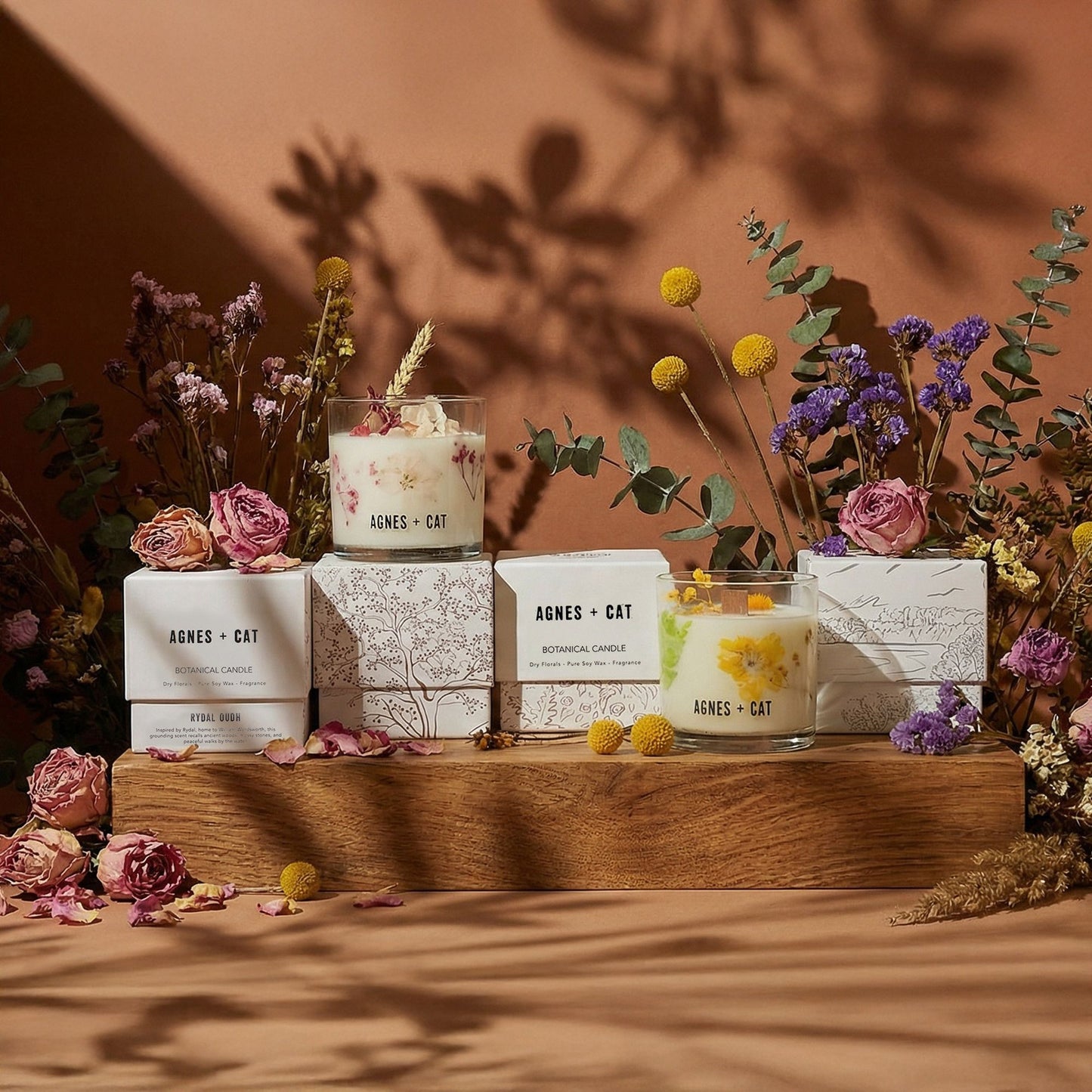 Agnes  & Cat Botanical Soy Wax Candle - Fellberry