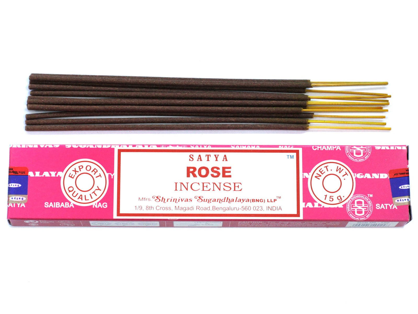 Satya Incense 15gm -Â Rose