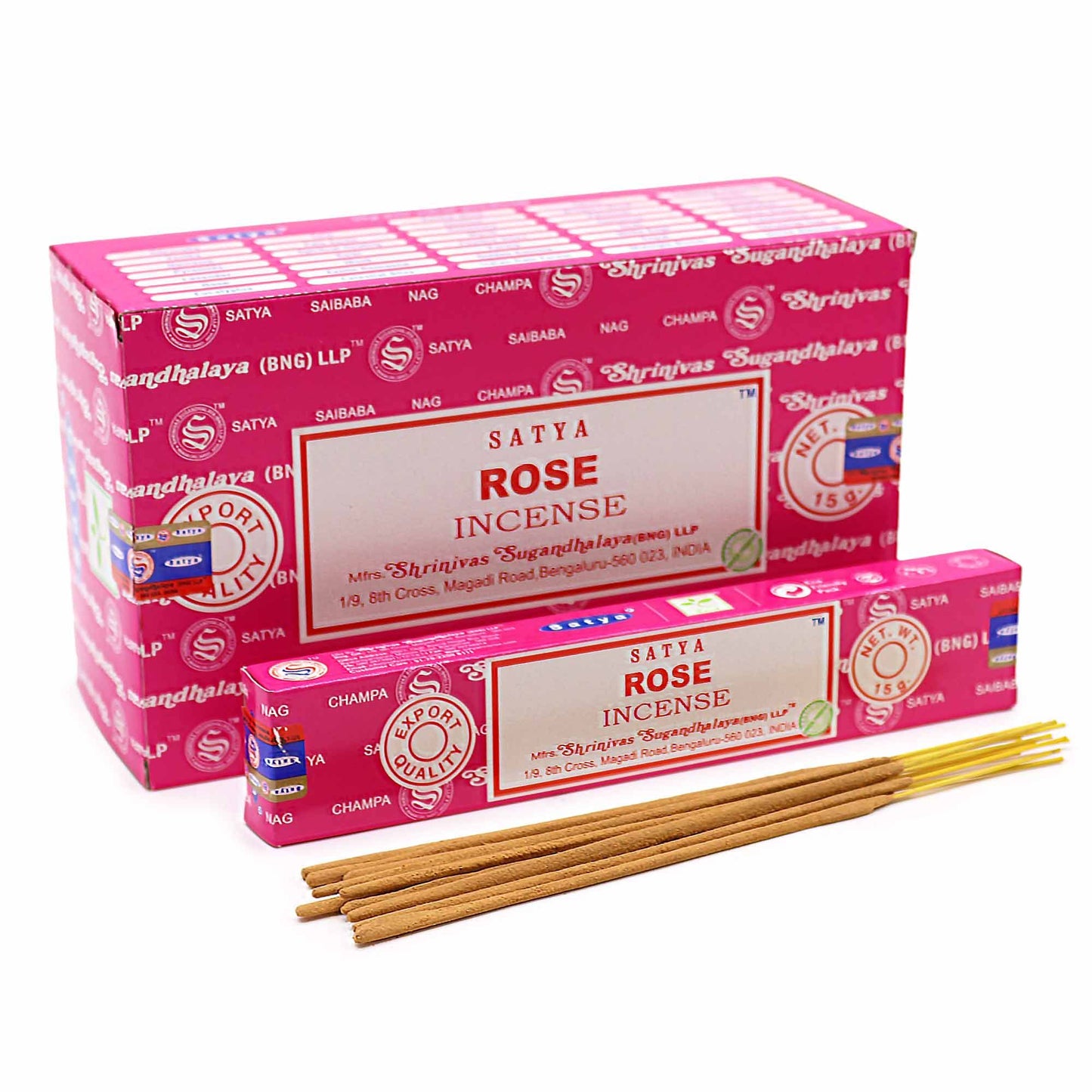 Satya Incense 15gm -Â Rose