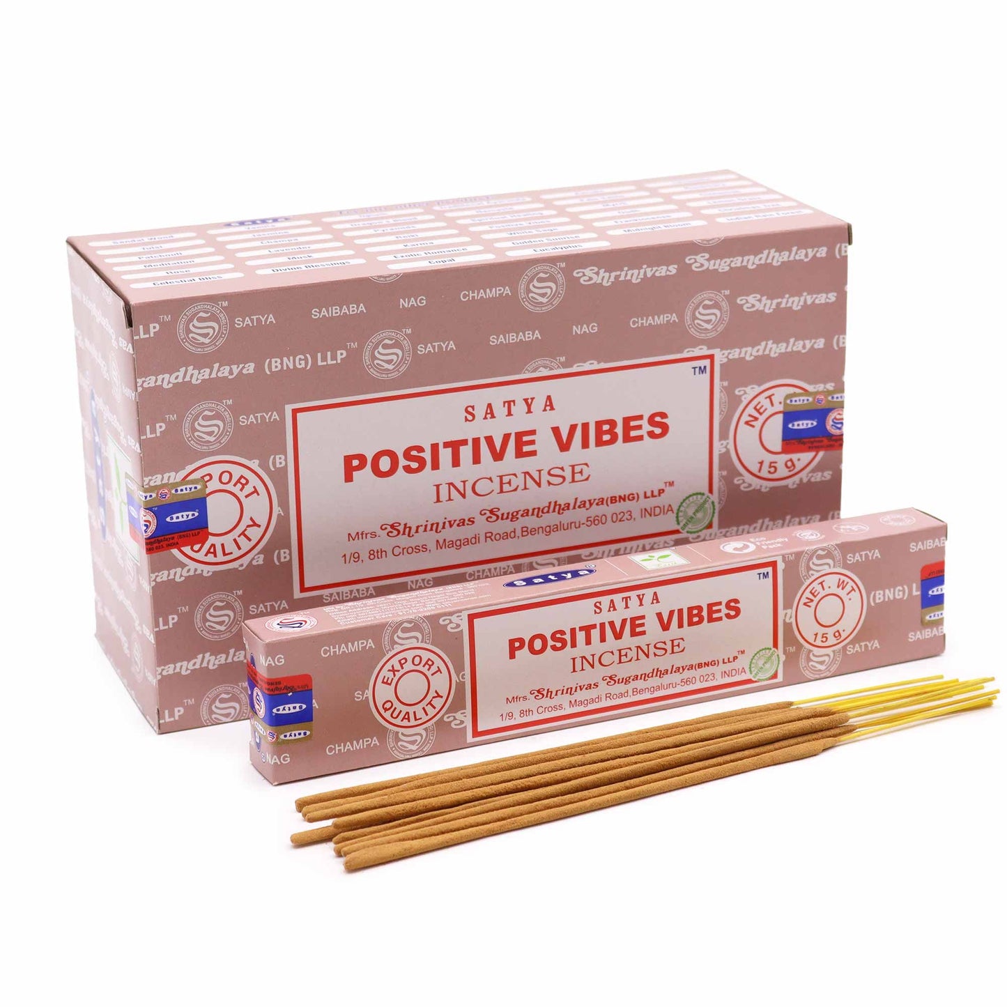 Satya Incense 15gm -Â Positive Vibes