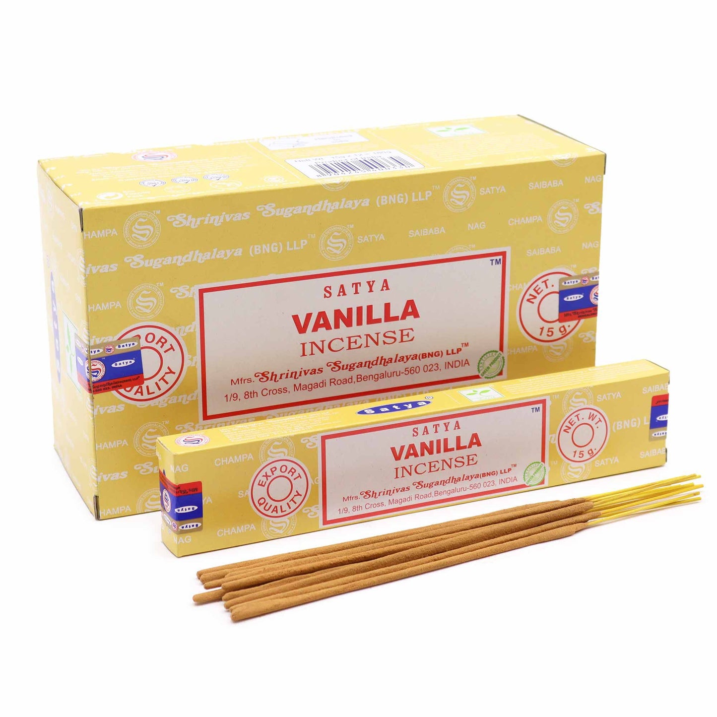 Satya Incense 15gm -Â Vanilla