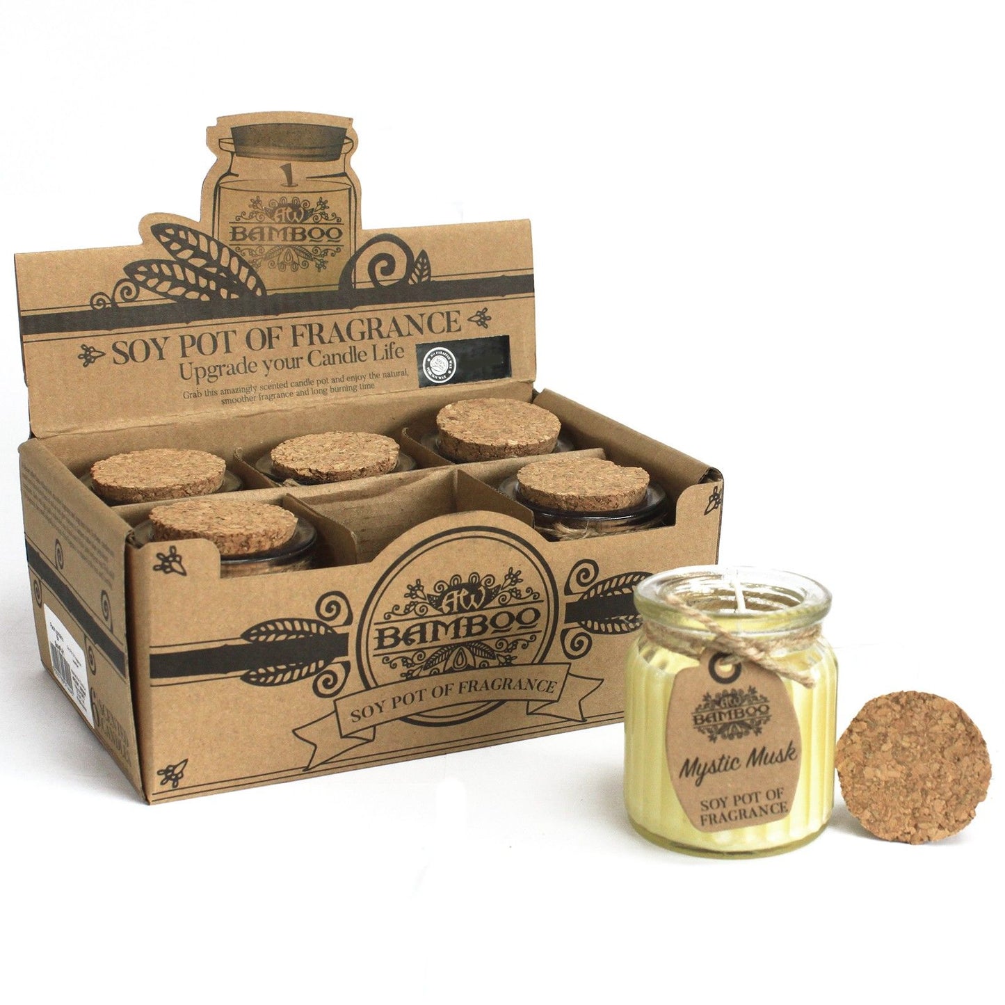 Soy Pot of Fragrance Candles - Mystic Musk