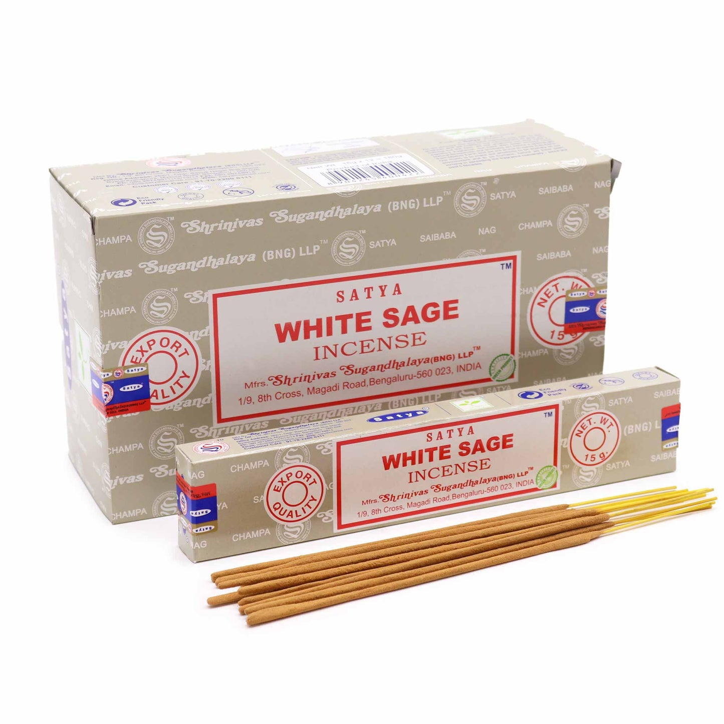 Satya Incense 15gm -Â White Sage