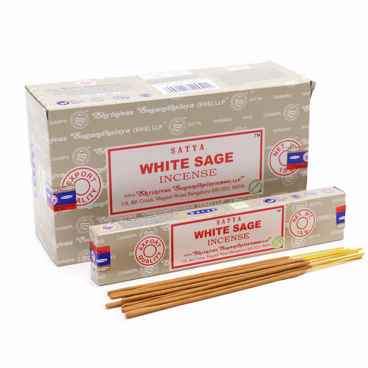 Satya Incense 15gm -Â White Sage