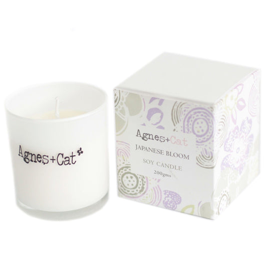 Agnes  & Cat Votive Candle - Japanese Bloom