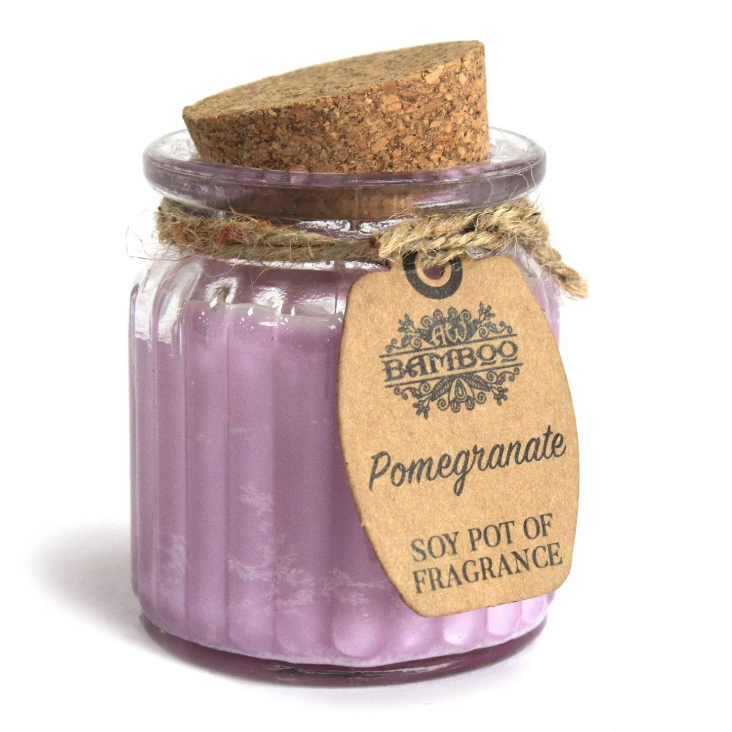 Soy Pot of Fragrance Candles - Pomegranate
