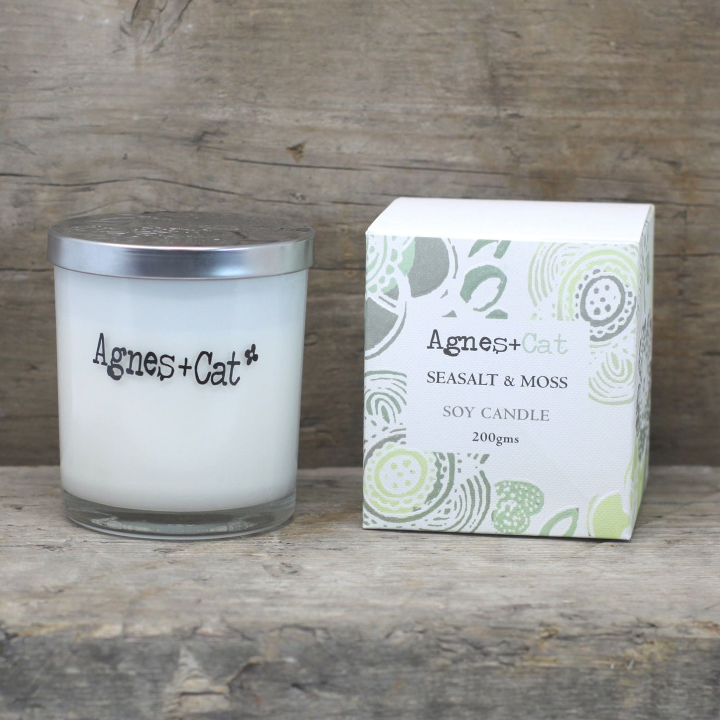 Agnes  & Cat Votive Candle - Tea and Roses