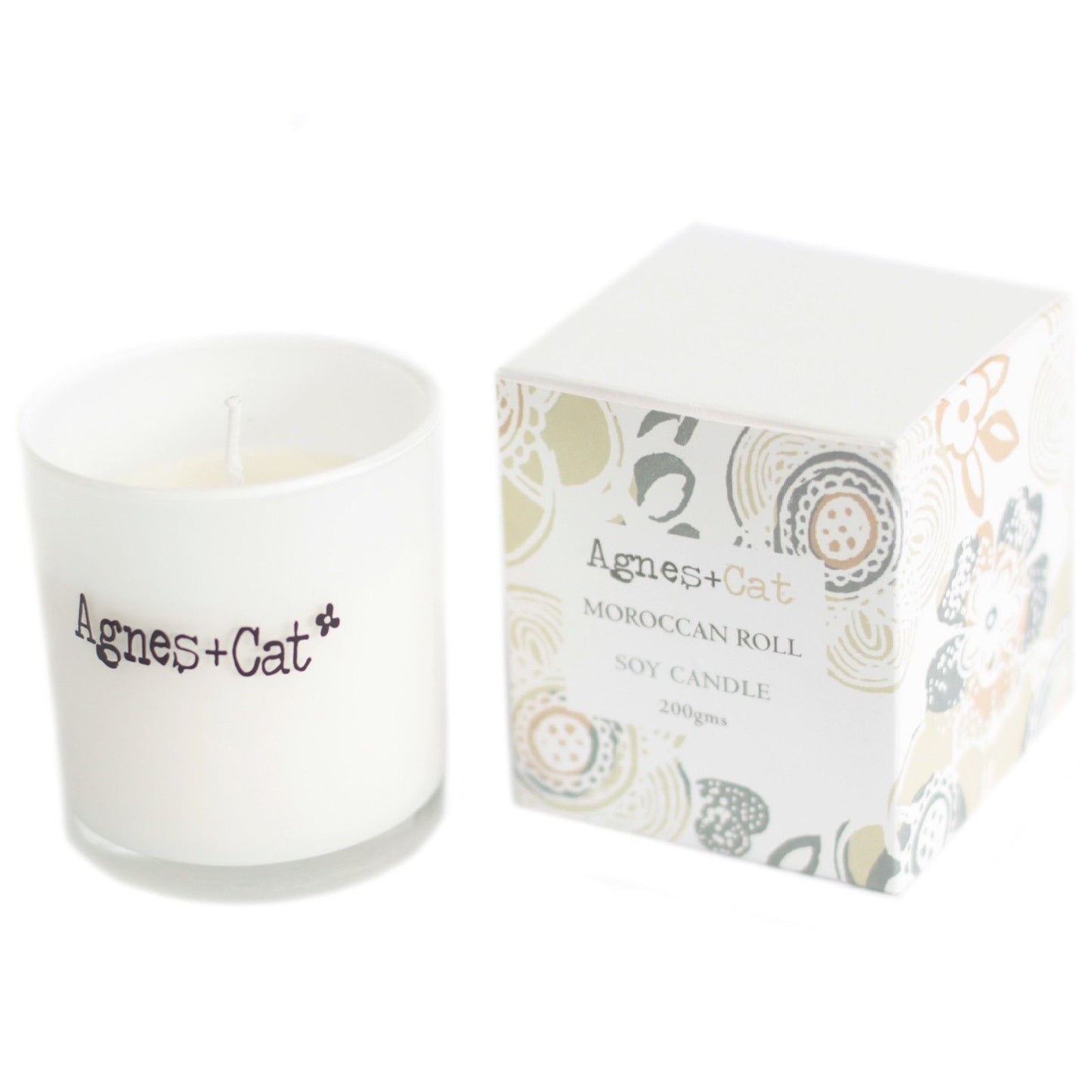 Agnes  & Cat Votive Candle - Moroccan Roll
