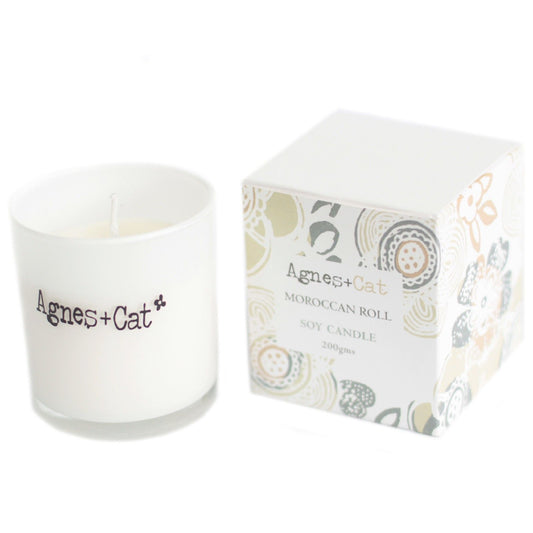 Agnes  & Cat Votive Candle - Moroccan Roll