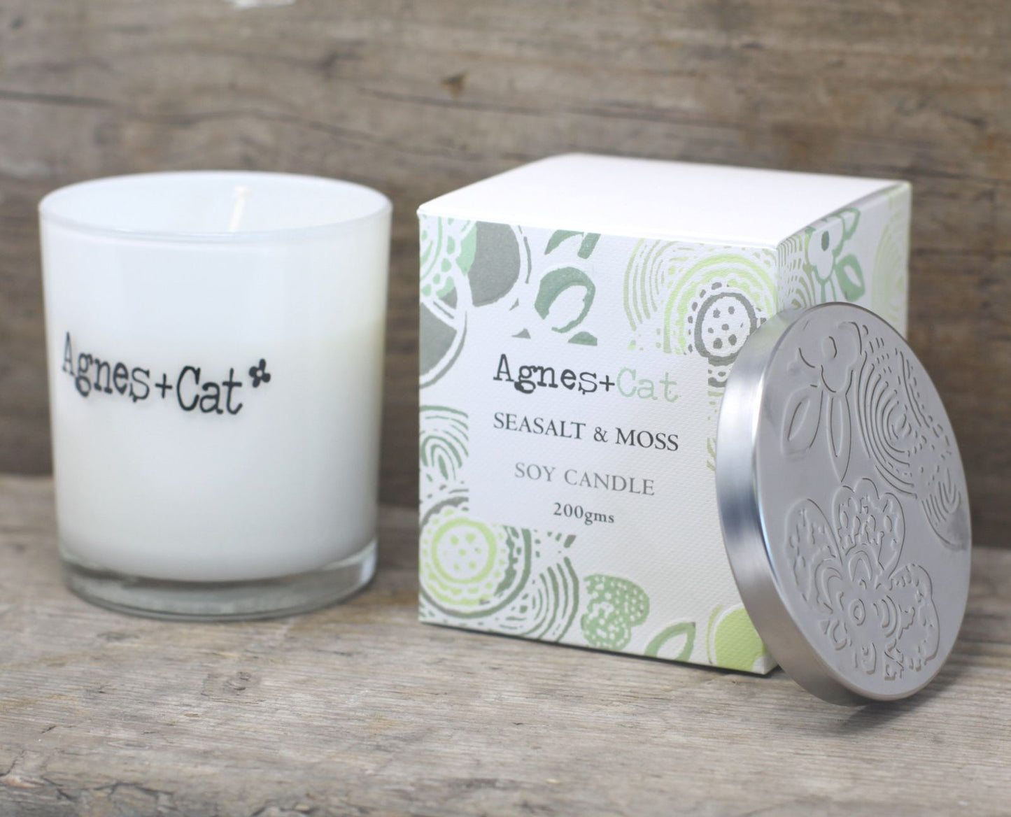 Agnes  & Cat Votive Candle - Velvet Moon