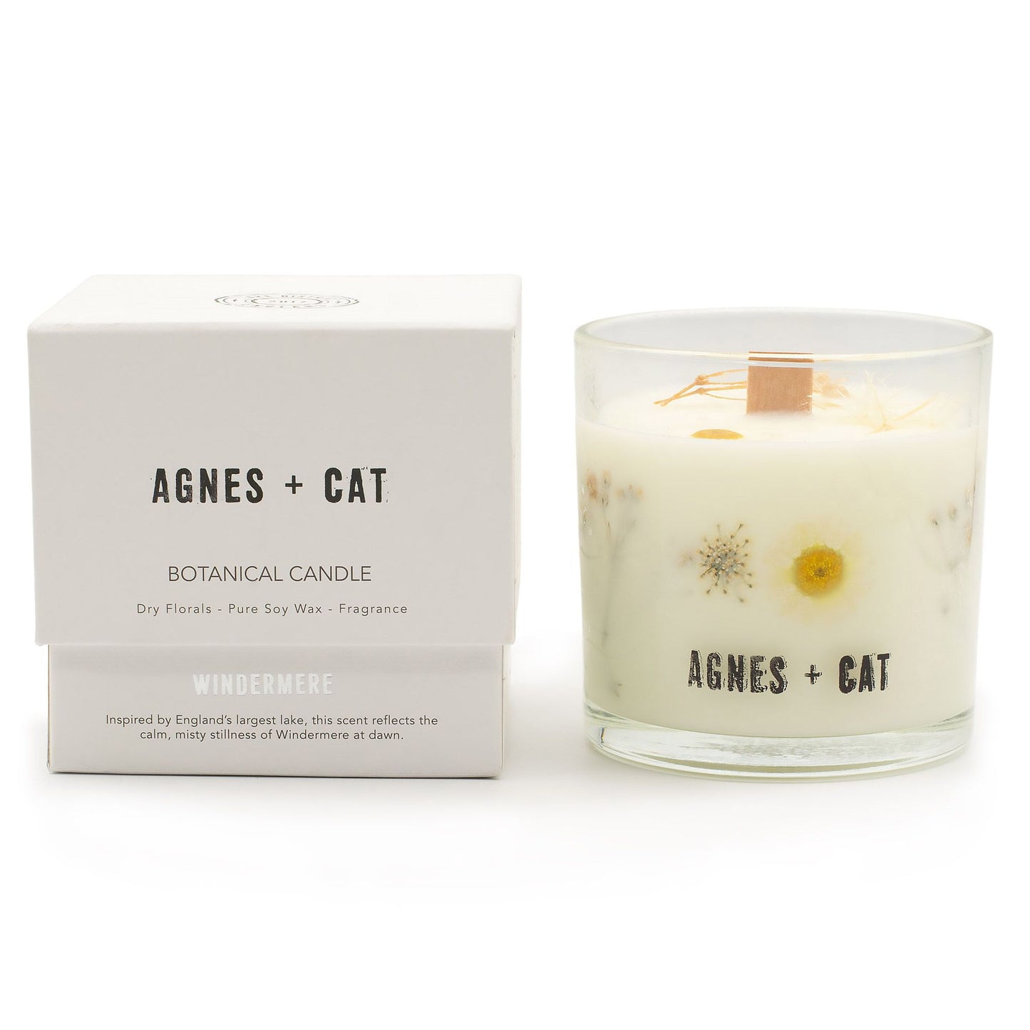 Agnes  & Cat Botanical Soy Wax Candle - Windermere