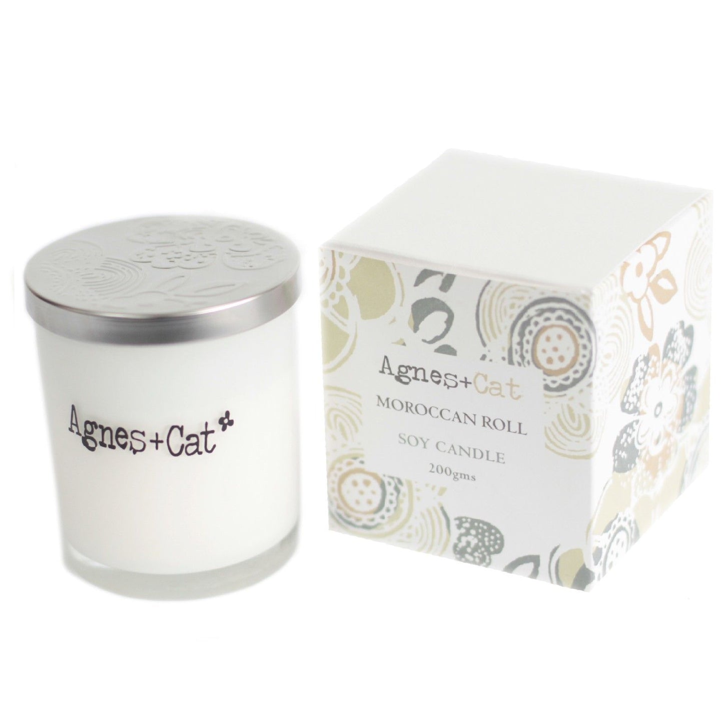Agnes  & Cat Votive Candle - Moroccan Roll